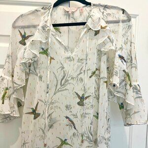 Ted Baker 3/4 sleeve blouse